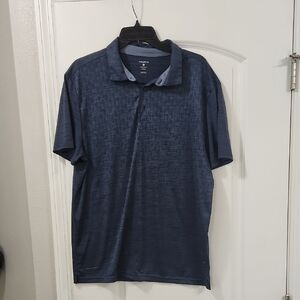 Layer 8 Blue Performance Polo Shirt